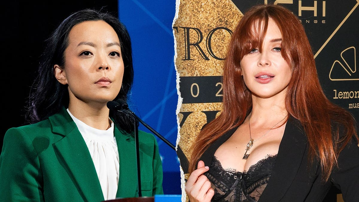 Wisconsin state Rep. Francesca Hong, left, and former child actress Renee Olstead