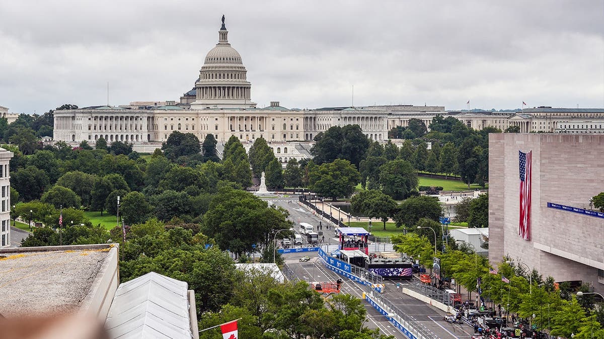 Capitol Building and Freedom 250 GP circuit