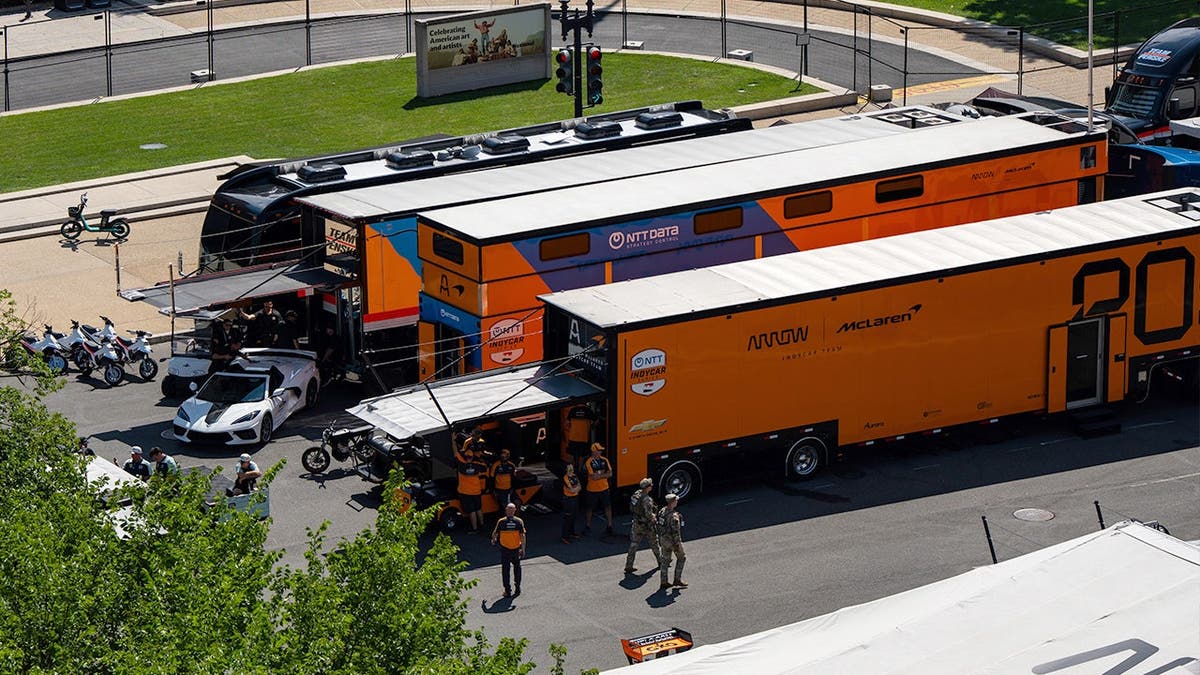 IndyCar paddock