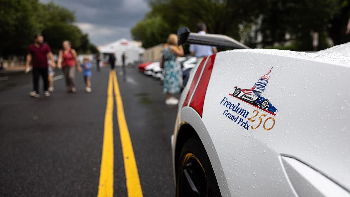 Final preparations for the Freedom 250 Grand Prix street race course in Washington, D.C.