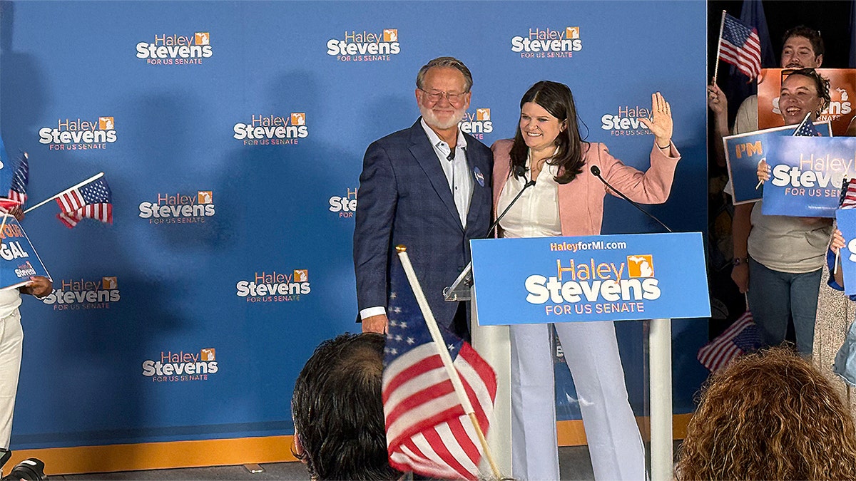 haley-stevens-gary-peters-rally-madison-heights-michigan-august-2-2026