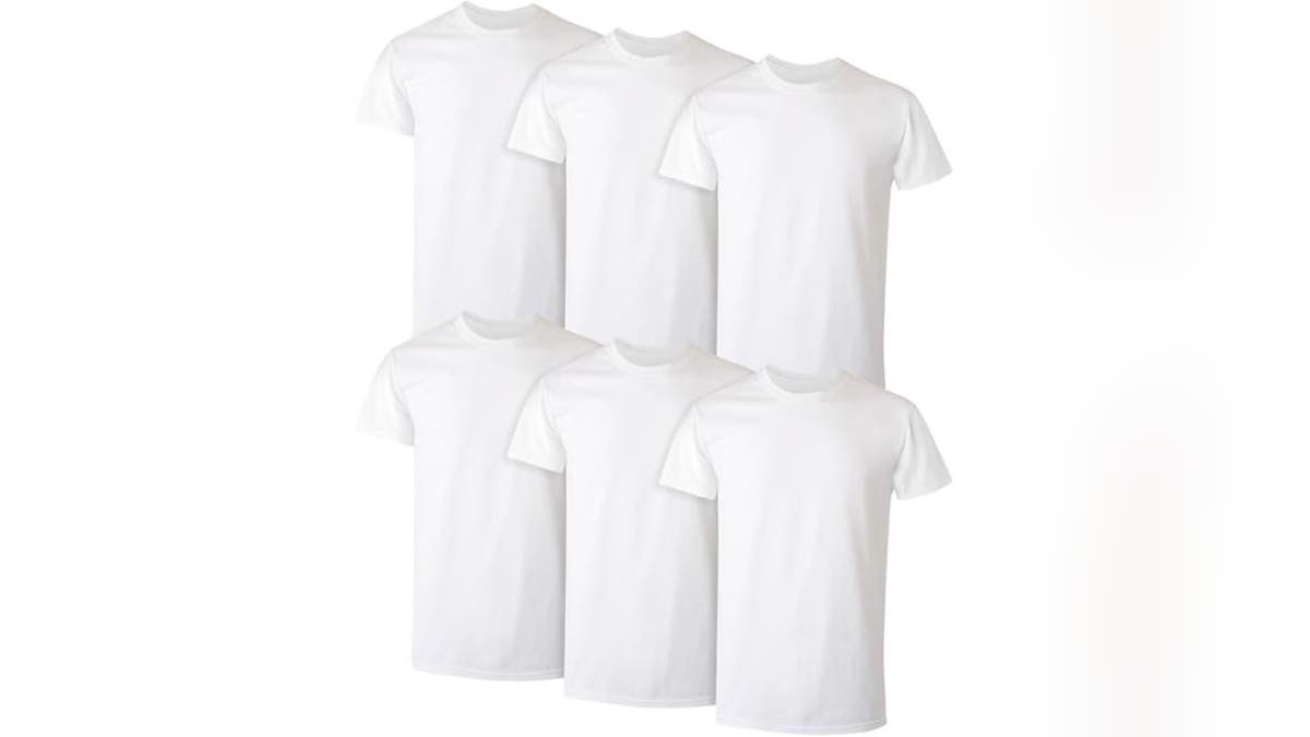 This pack of six shirts costs less than $15.
