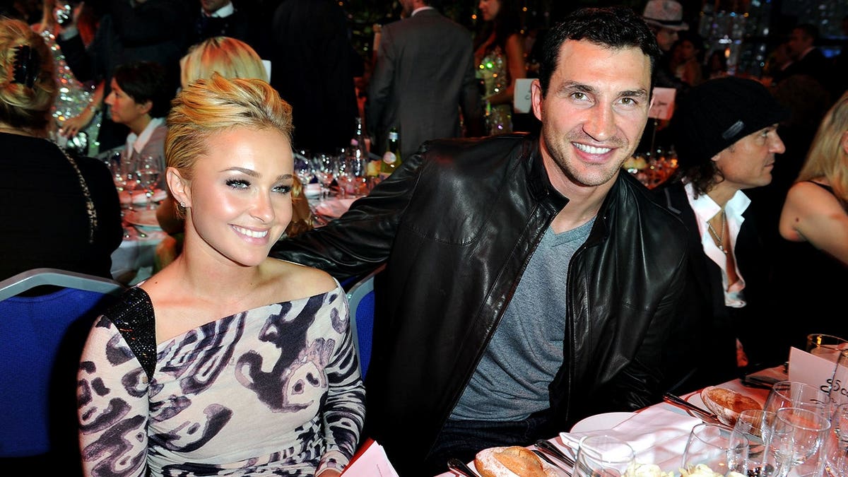Hayden Panettiere and Wladimir Klitschko at the World Music Awards 2010.