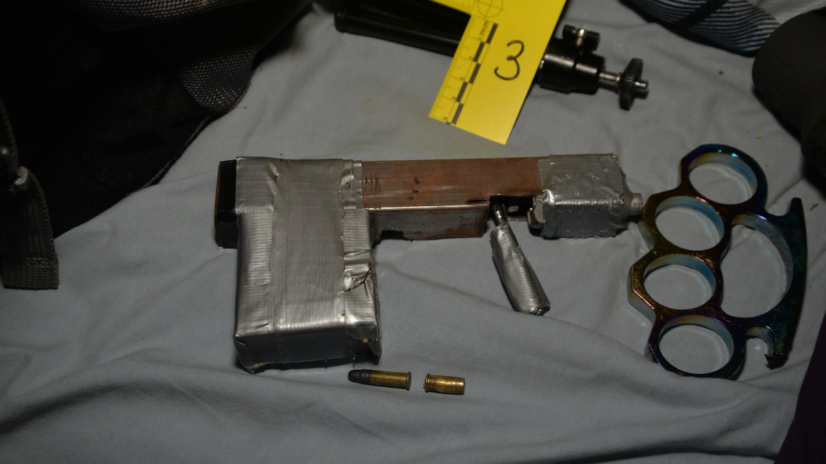 Homemade pistol