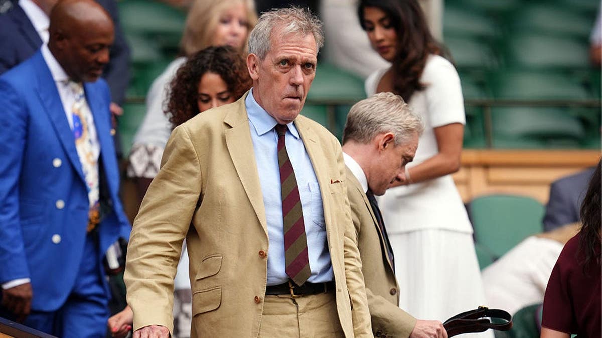 Hugh Laurie in the royal box