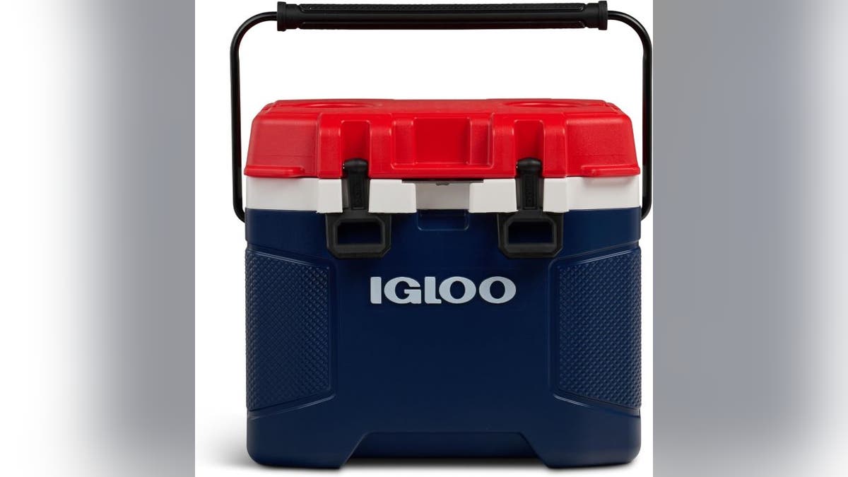 This cooler from a well-known brand holds ice for days.