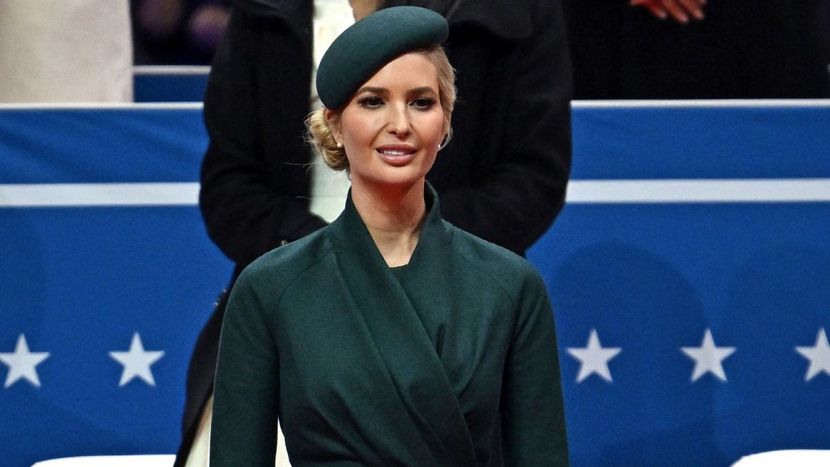 Ivanka Trump at the inaugural parade in Washington, DC, in January 2020.