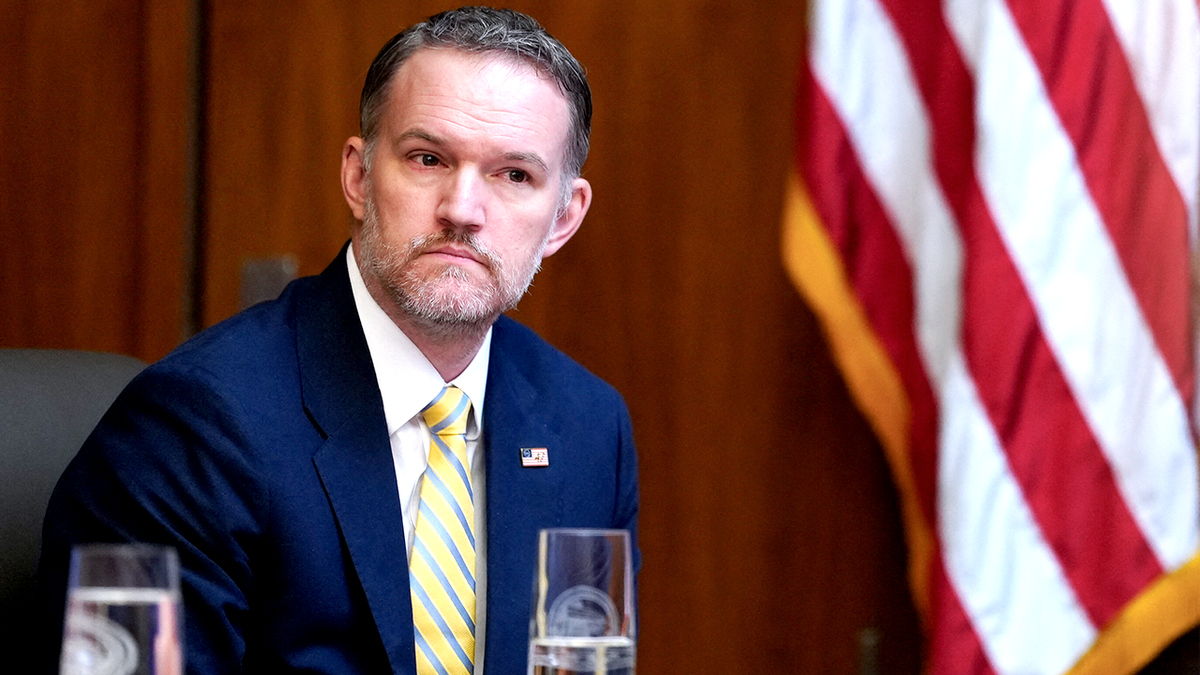 U.S. Trade Representative Jamieson Greer attends Cabinet meeting at Camp David.