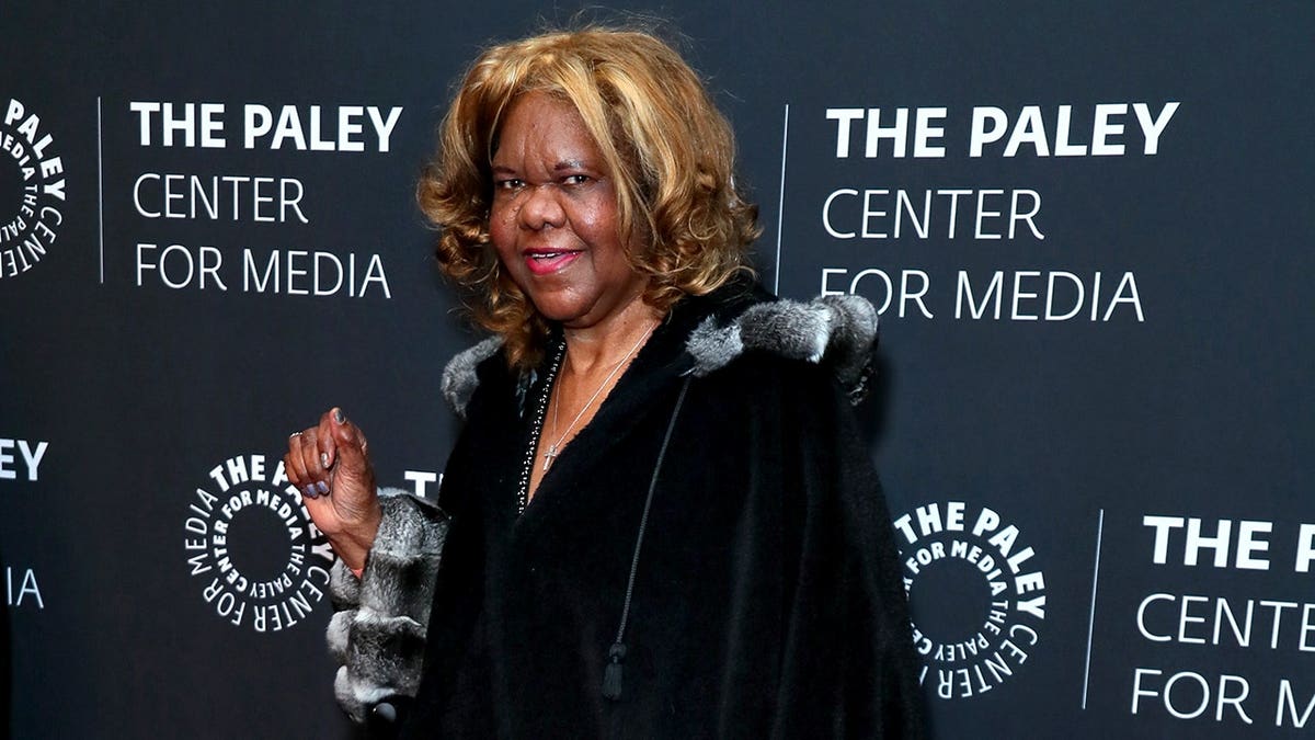 Janie Bradford stands at The Paley Center for Media in Beverly Hills, Calif.
