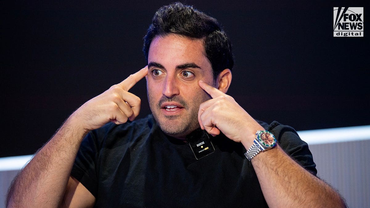 Jared Freid speaks during an interview in New York.