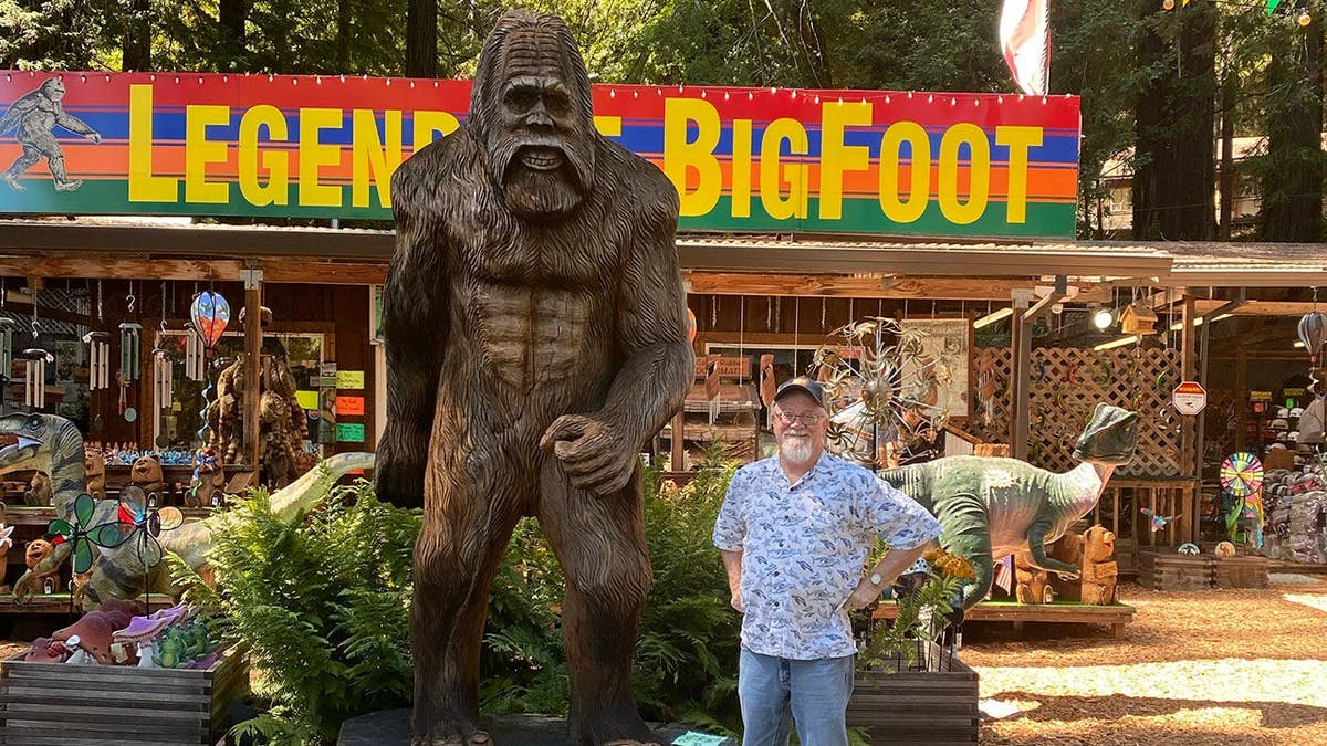 Screencaps reader Jim T in San Diego encountered a Bigfoot shop in the wild.