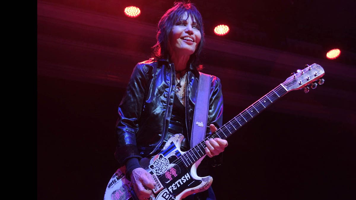Joan Jett performing 