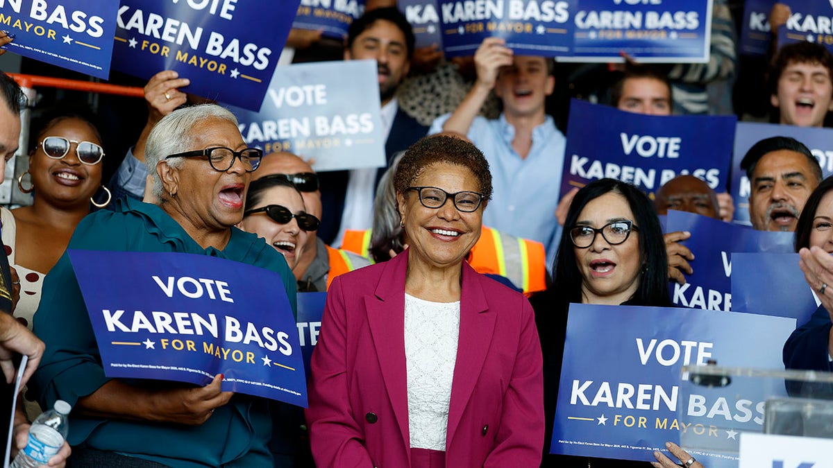 Karen bass campaign win