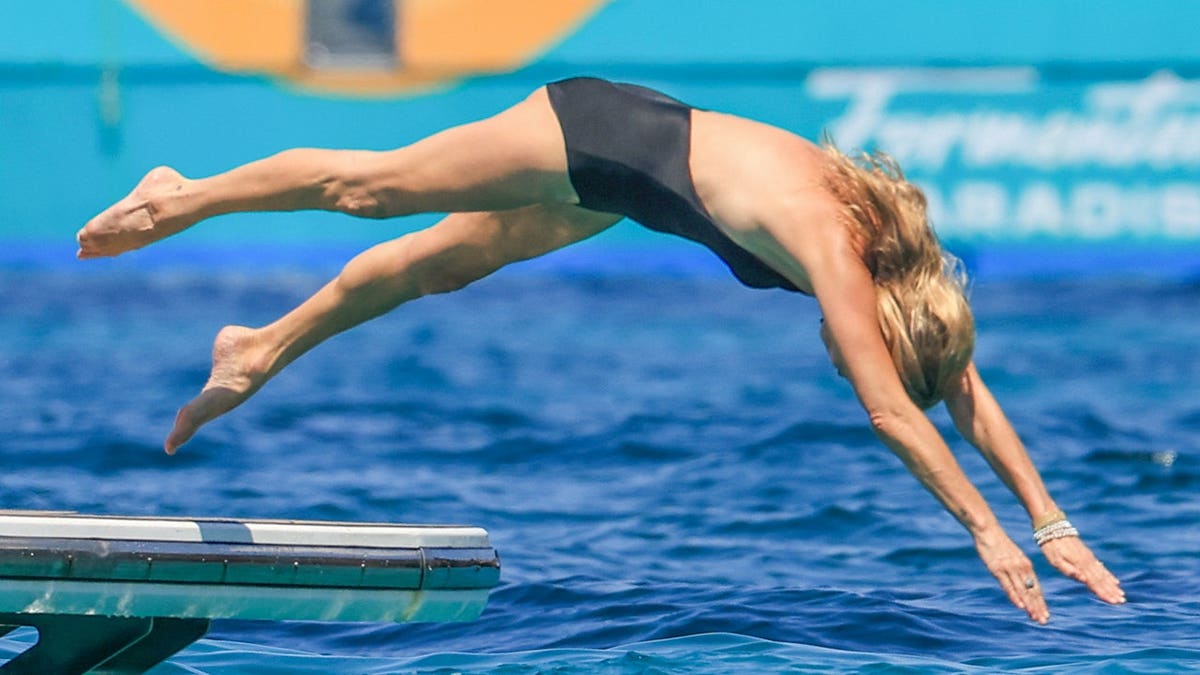 Kate Moss photographed in black swimsuit while on Spanish vacation