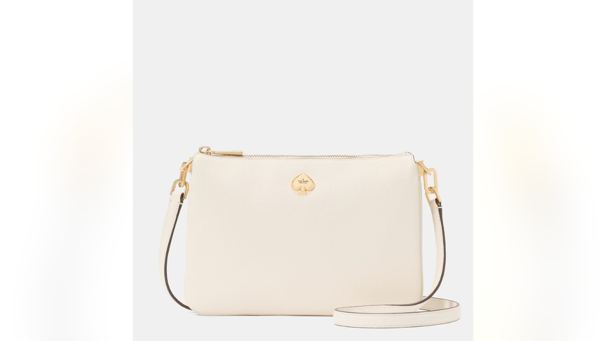The Kayla Triple Crossbody Bag has a compact shape with triple compartments.