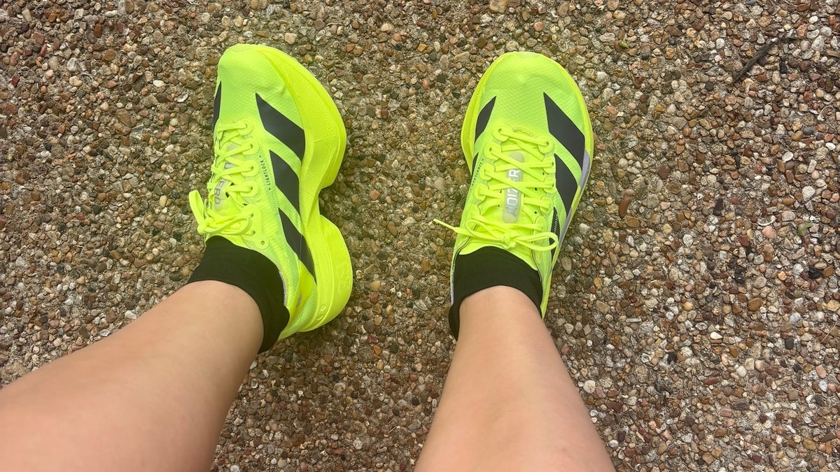 These lightweight running sneakers are designed for speed.