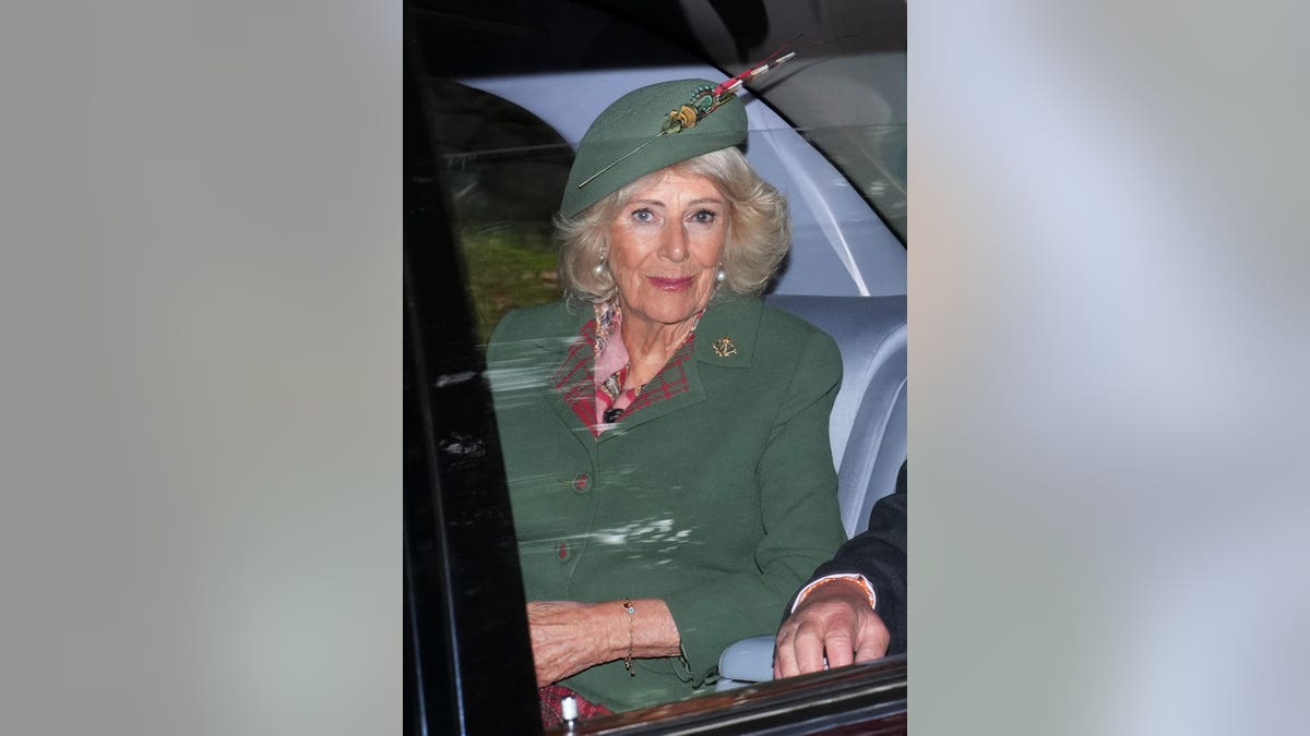 King Charles III and Queen Camilla attend a service at Crathie Kirk Church.