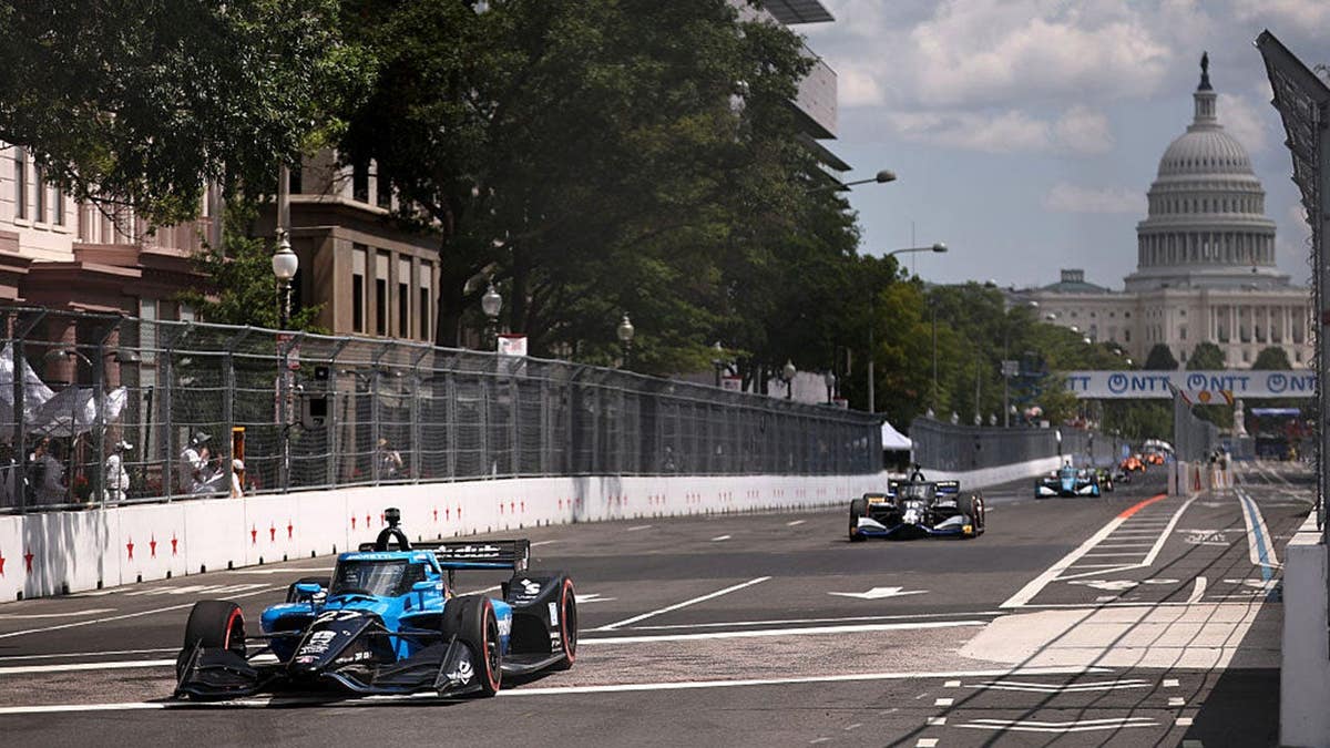 Kyle Kirkwood drives the No. 27 Sam's Club Honda during an IndyCar race.