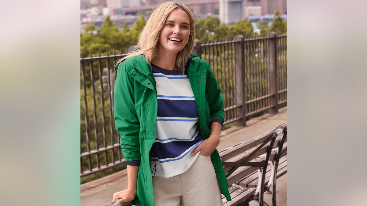 Save on an all-season rain jacket.