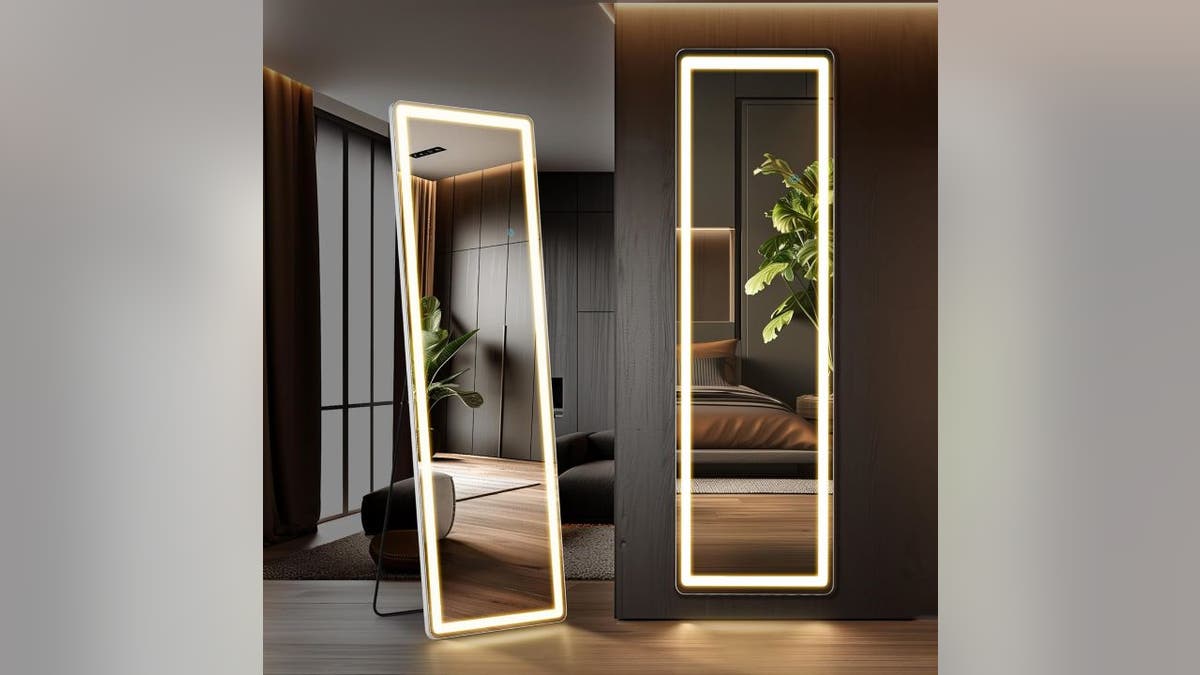 Either mount this mirror or use the built-in stand.