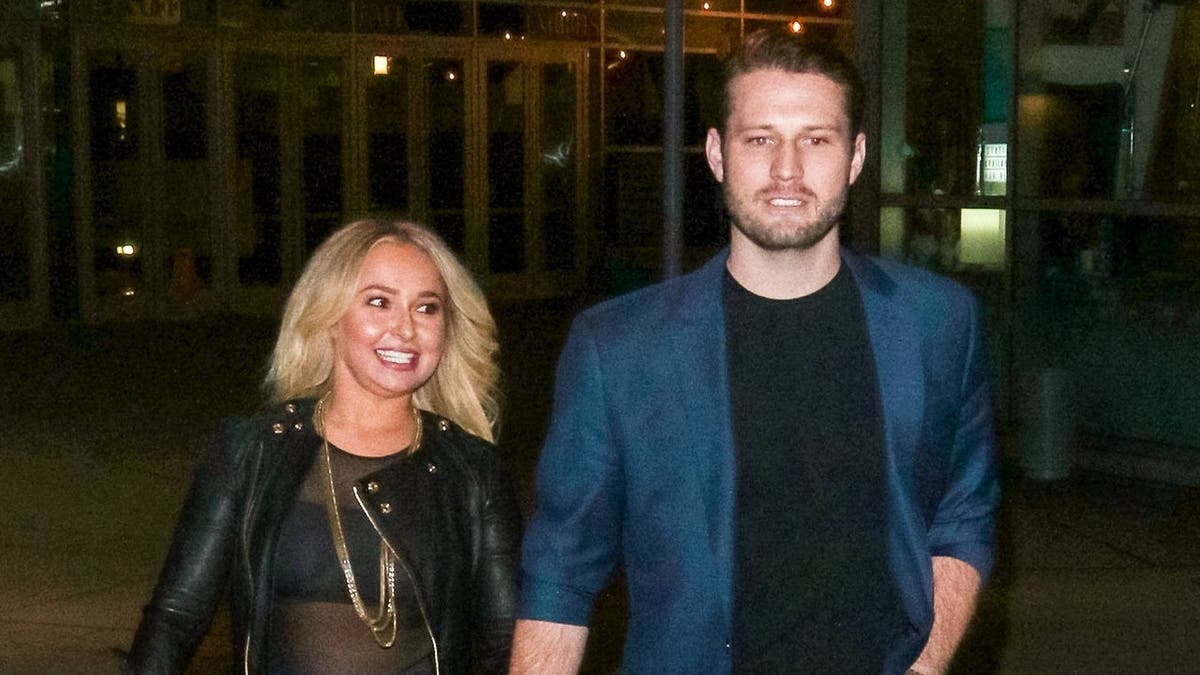 Hayden Panettiere and Brian Hickerson in Los Angeles.