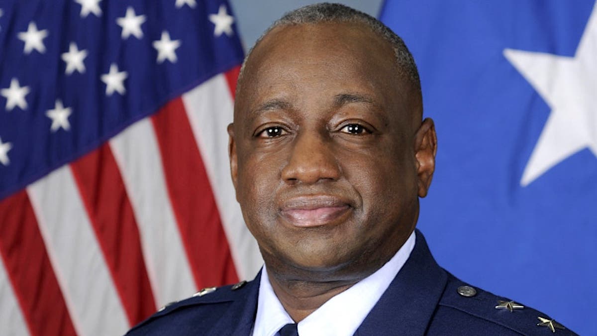 Retired Major General Mark Brown in his Air Force photo