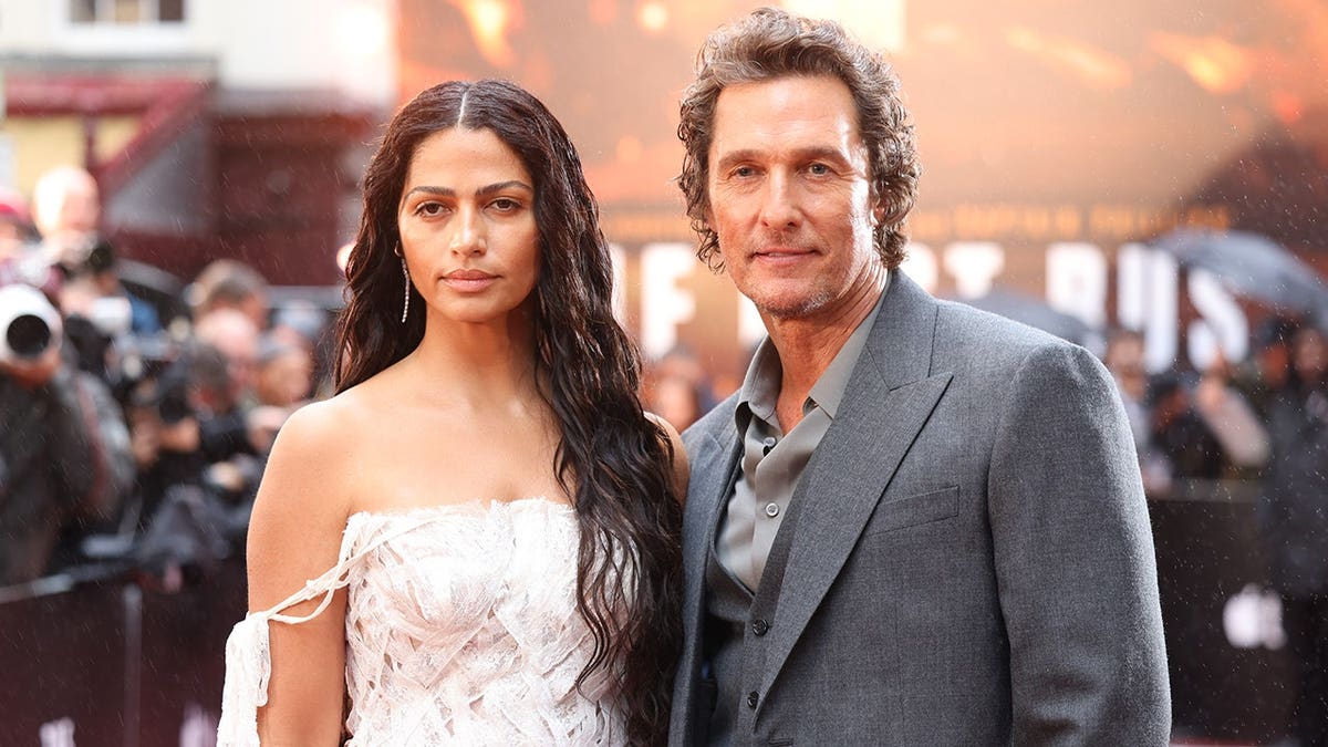 Matthew McConaughey at the London screening of "The Lost Bus" in September 2025.
