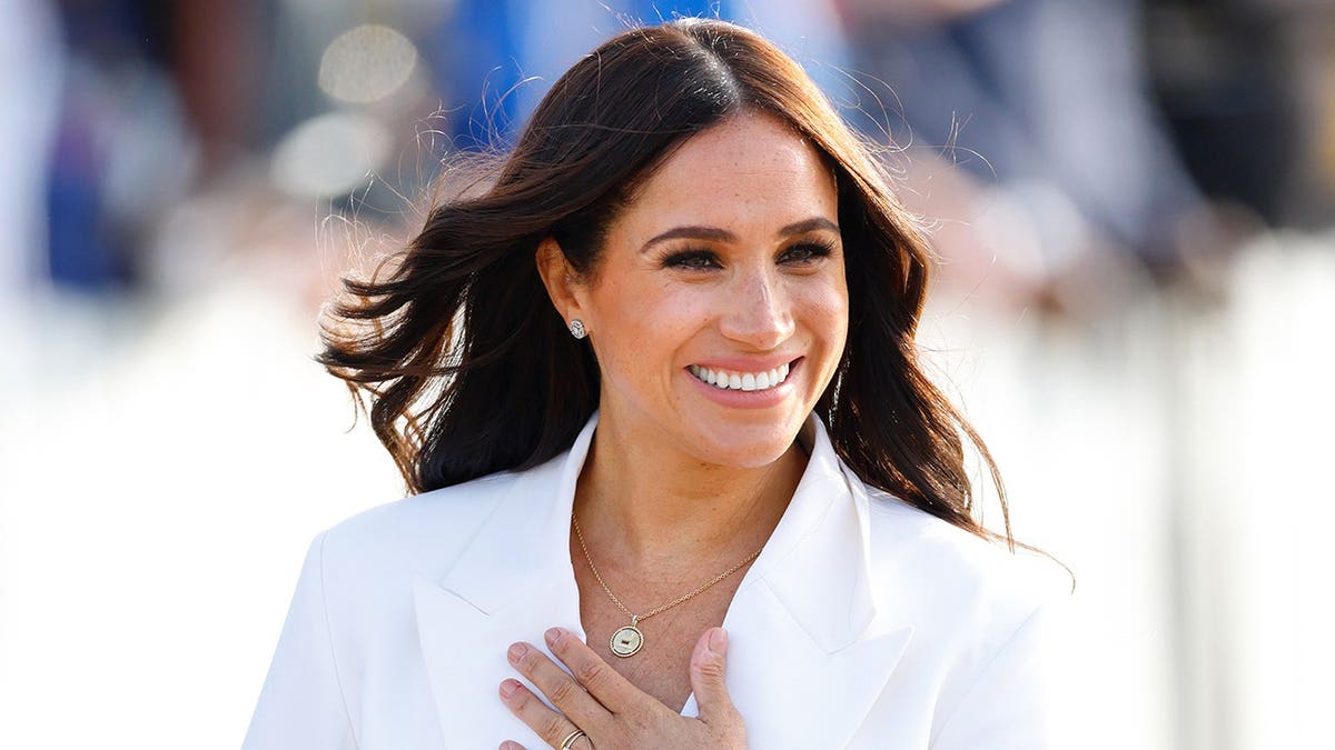 Meghan, Duchess of Sussex, attends a reception in The Hague.