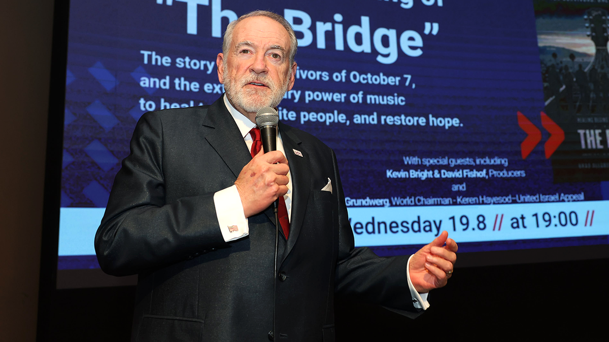 U.S. Ambassador Mike Huckabee attends premiere of 