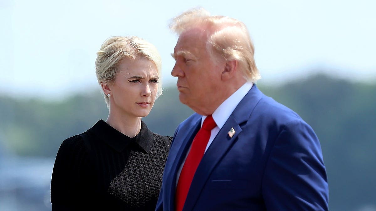 NATALIE HARP WITH TRUMP
