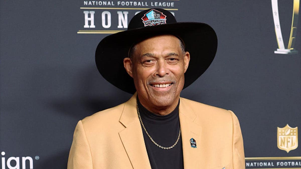 Robert Brazile stands at the 15th Annual NFL Honors event held at the Palace of Fine Arts.