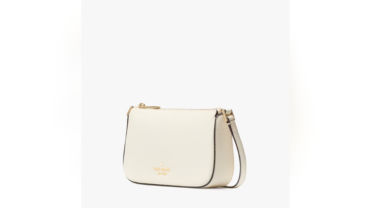 The On Purpose Crossbody Bag is a small pebbled leather style.
