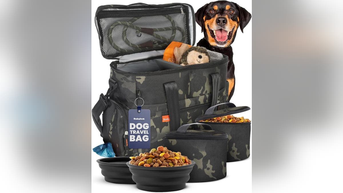 Carry your dog's food and drinks with you anywhere.