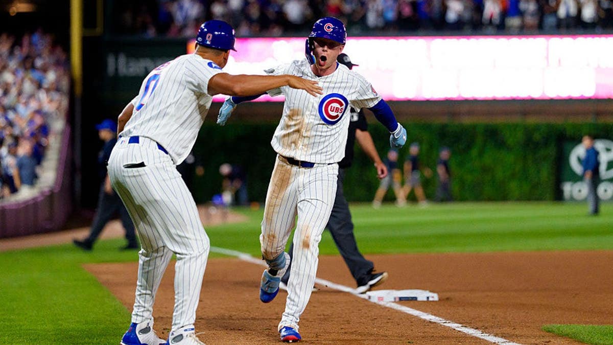 Pete Crow-Armstrong #4 of the Chicago Cubs