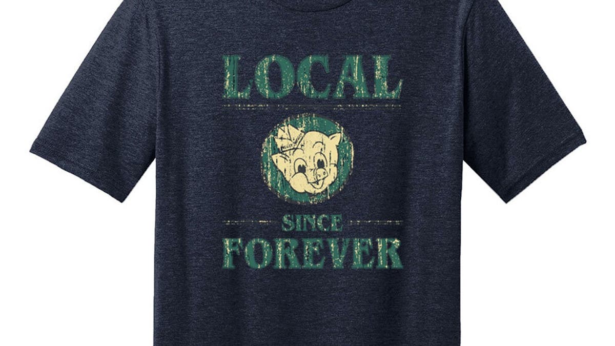 A Piggly Wiggly branded T-shirt that says 