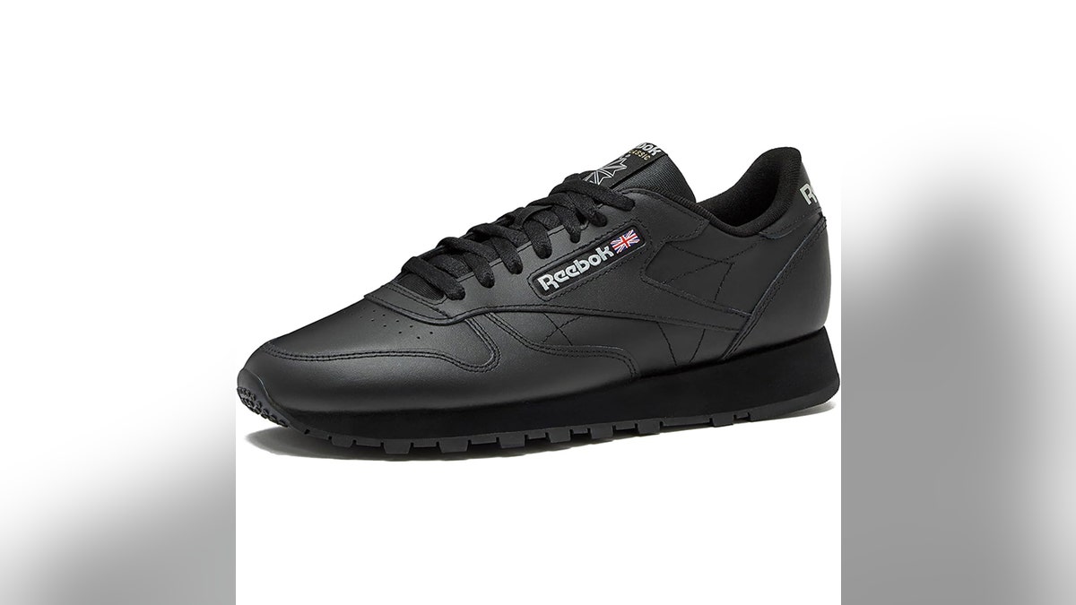 A retro shoe with an athletic build.