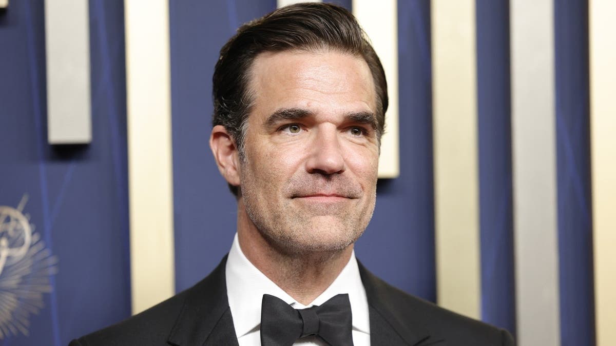 Rob Delaney attends the 77th Primetime Emmy Awards at Peacock Theater.