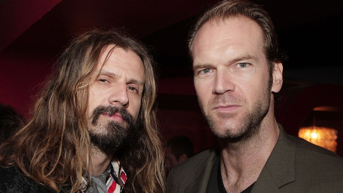 Rob Zombie and Tyler Mane pose together at an afterparty in Los Angeles.