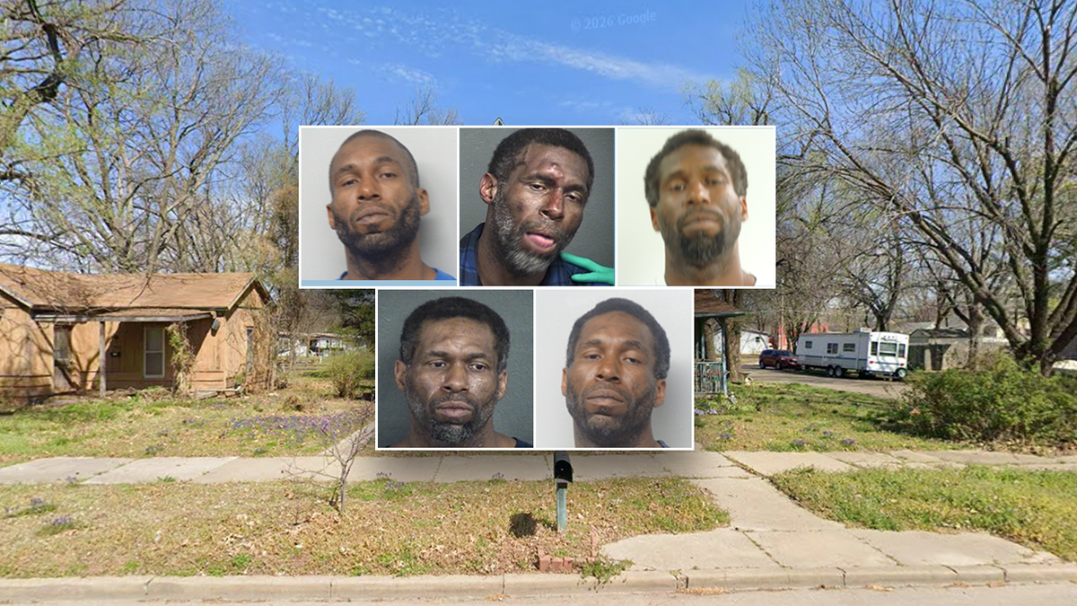 street Ronald Williams is pictured alongside the Winfield, Kansas, neighborhood where authorities say he killed a woman and four young children before dying from a self-inflicted gunshot wound