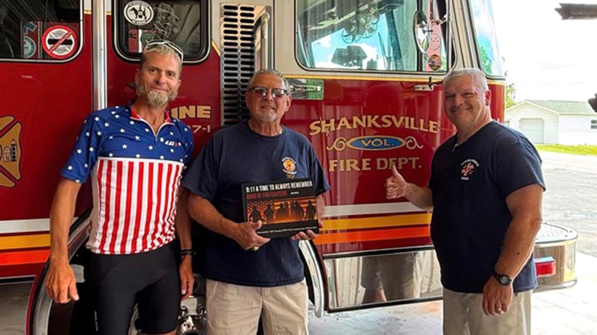 jim serger and cory hardy at shanksville fire