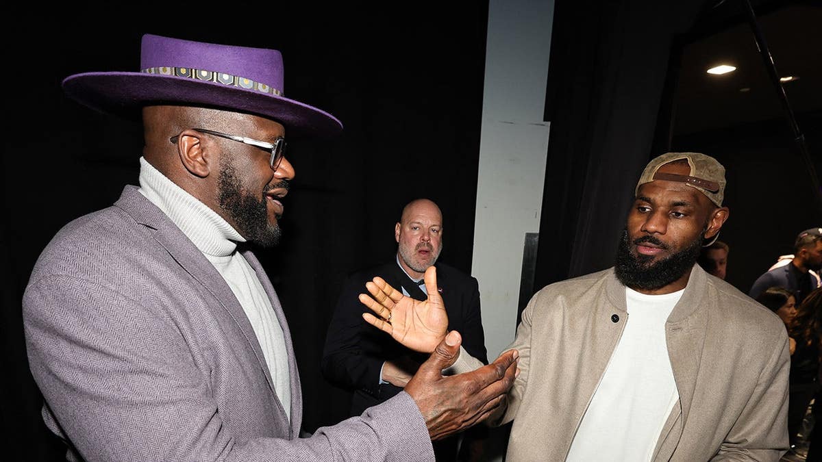 Shaquille O'Neal and LeBron James precocious   5  earlier  the NBA All-Star Game.