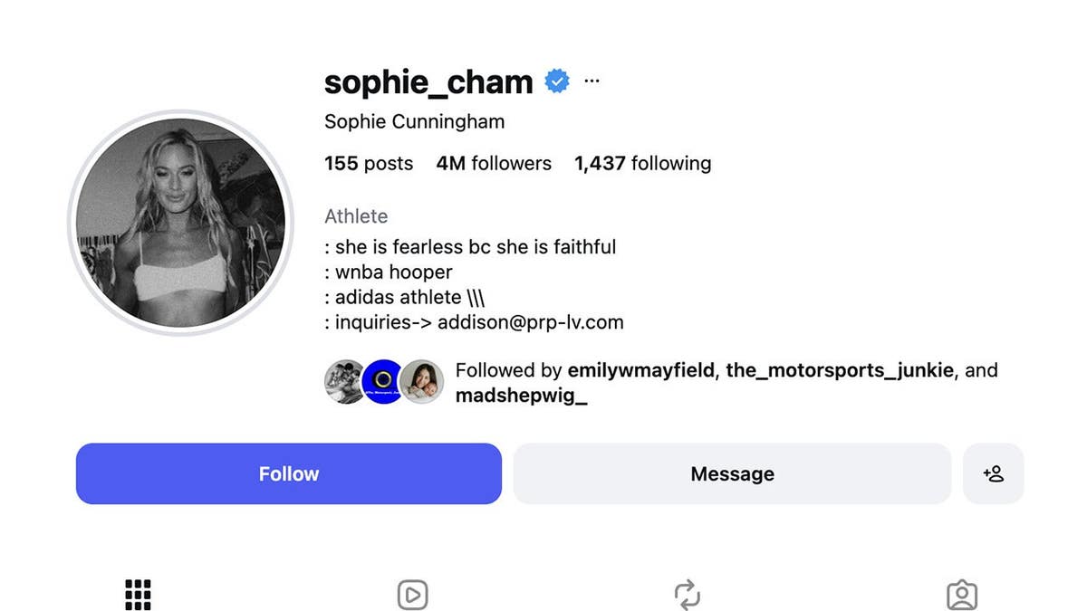 sophie cunningham instagram.