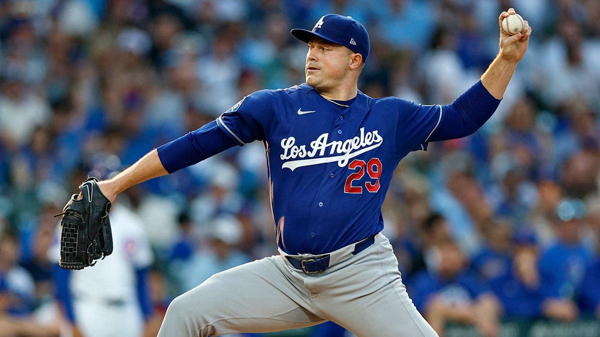 Tarik Skubal delivers a pitch at Wrigley Field.