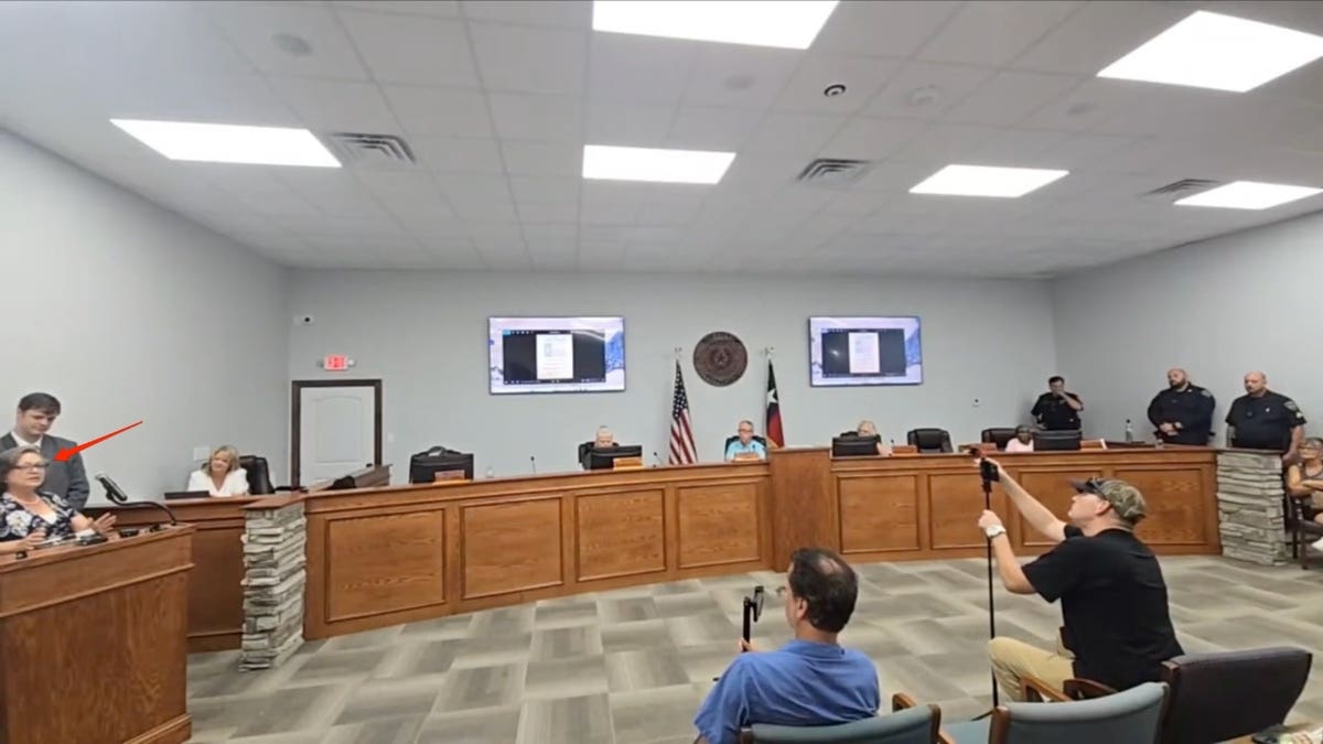 Shot of a courtroom