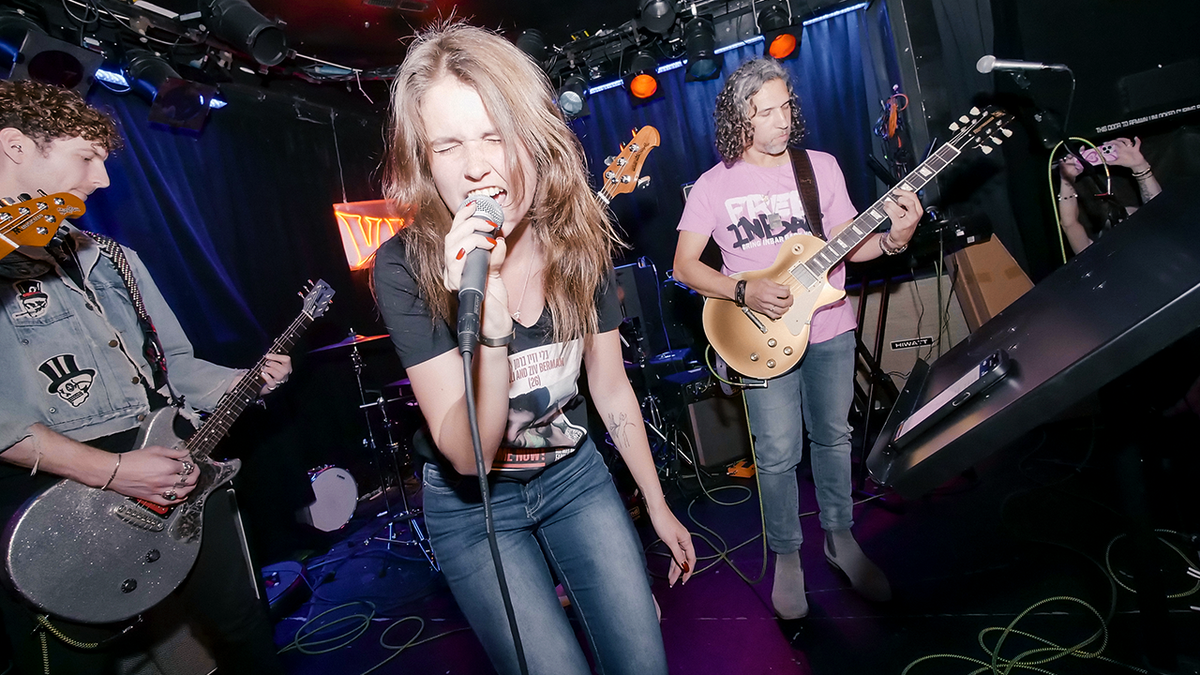Valeria Dvorkin performs during Rock ‘n’ Roll Fantasy Camp.