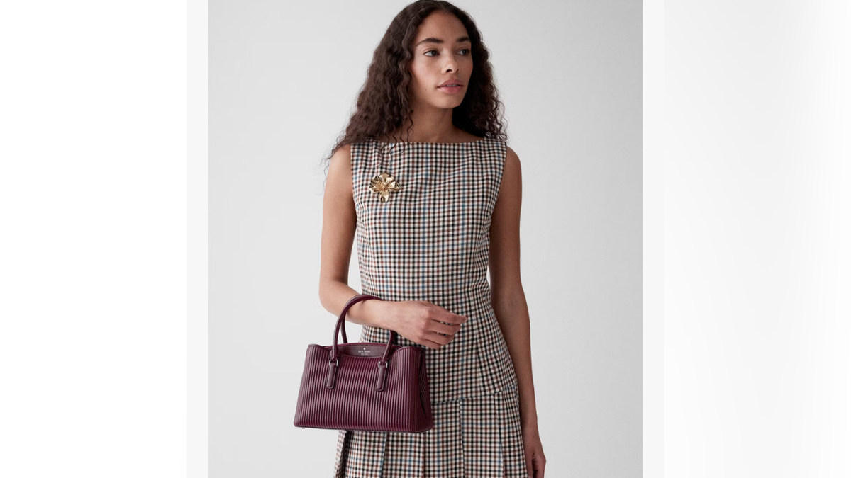 The Thompson Street Small Satchel Bag comes in eight timeless colors.
