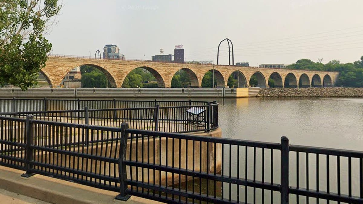 image shows bridge over water