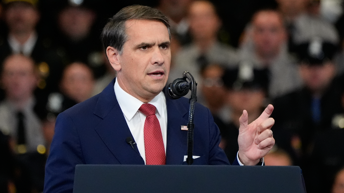 Attorney General Todd Blanche speaks