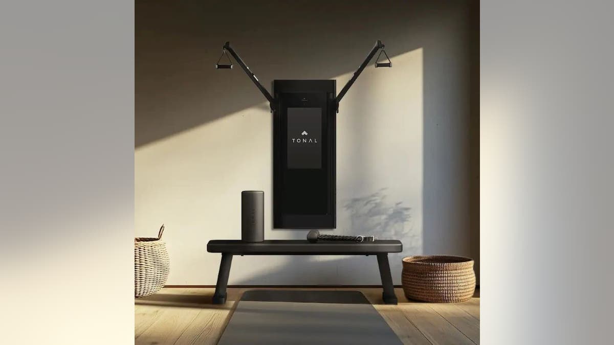This home gym won't take up a lot of space.