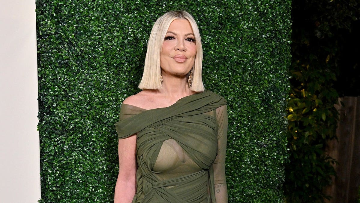 Tori Spelling attends an event at Calamigos Ranch in Malibu.